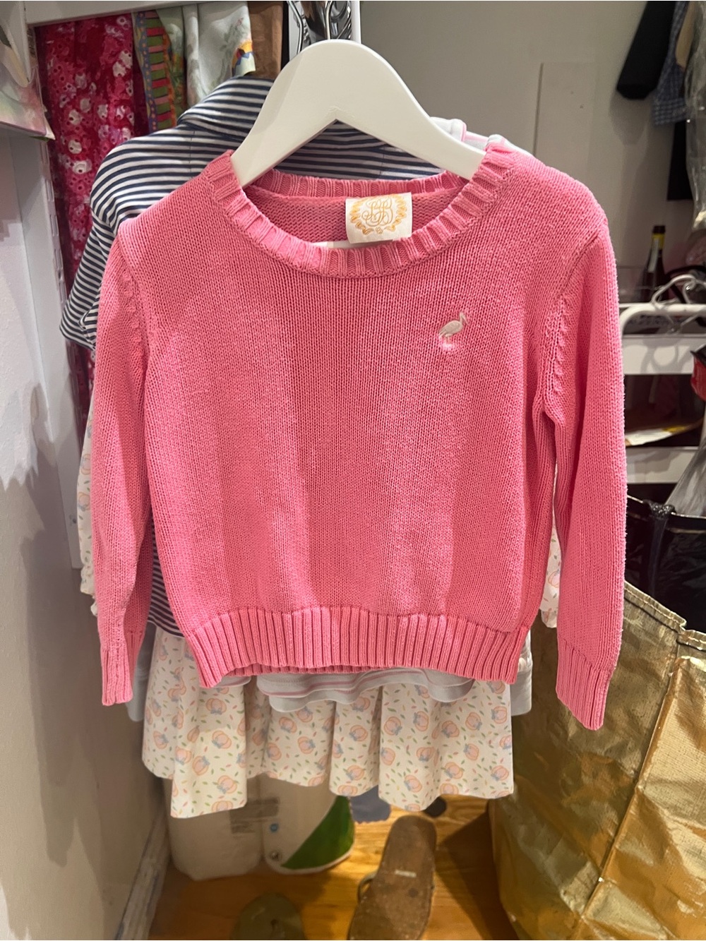 Tbbc Pink Knit Sweater 2T